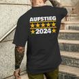 Aufsteiger 2024 Mannschaft Meister Aufstieg Meiste R Fan T-Shirt mit Rückendruck Geschenke für Ihn