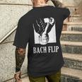 Bach Flip Divertente Johann Bach Musica Classica Joke T-shirt da uomo con stampa posteriore Regalos para él