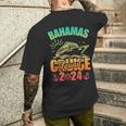 Bahamas Cruise Squad 2024 Summer Matching Family Cruise Men's T-shirt Back Print Gifts for Him