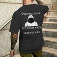 Balkonultra Pyrotechnik Ist Doch Keinerbrechen Football T-Shirt mit Rückendruck Geschenke für Ihn