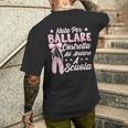 Balletto Danza Classica Nata Per Ballare T-shirt da uomo con stampa posteriore Regalos para él