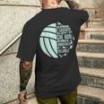 Beacholley Pallavolista Allenatore Pallavolo T-shirt da uomo con stampa posteriore Regalos para él