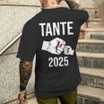 Befördert Zur Tante 2025 Ich Werde Tante 2025 Tante 2025 T-Shirt mit Rückendruck Geschenke für Ihn