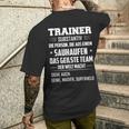 Best Trainer Coach Football Handballolleyball T-Shirt mit Rückendruck Geschenke für Ihn