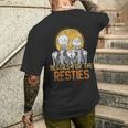Besties For The Resties Best Friend Friends Friendship Men's T-shirt Back Print Gifts for Him