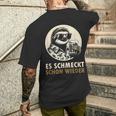 Bier Schmeckt Schon Wieder German T-Shirt mit Rückendruck Geschenke für Ihn