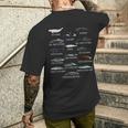 Biología De Especies De Ballenas Diferentes Tipos De Ballenas Camiseta Hombre Estampado Espalda Regalos para él