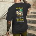 Birrolo Birra Nano Divertenti Speranza T-shirt da uomo con stampa posteriore Regalos para él