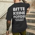 Bitte Keine Fotos Ich Bin Krank Geschrieben T-Shirt mit Rückendruck Geschenke für Ihn