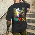 Bmx Camisa Estilointage Americano Retro Camisa Usa Bmx Rider Camiseta Hombre Estampado Espalda Regalos para él