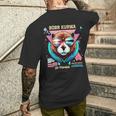 Bobr Kurwa Synthwave 80'S Sì Pierdole Bober Bòbr T-shirt da uomo con stampa posteriore Regalos para él