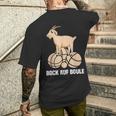 Bock Auf Boule Boule Petanque T-Shirt mit Rückendruck Geschenke für Ihn