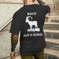 Bock Auf ´N Dübel Kiffen Cannabis Weed 420 Bong Grass High T-Shirt mit Rückendruck Geschenke für Ihn