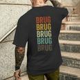 Brug Retro T-Shirt mit Rückendruck Geschenke für Ihn