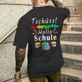 Bschüss Kindergarten Hello Schule Kita T-Shirt mit Rückendruck Geschenke für Ihn