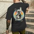 Bulldog Francese Razza Di Cane T-shirt da uomo con stampa posteriore Regalos para él