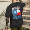 Californie Texas Texan Fierté Patriotique Dictons T-shirt imprimé au dos Cadeaux pour lui