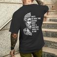 Camicia Marco Aurelio Stoico Filosofo Motivazionale Citazione T-shirt da uomo con stampa posteriore Regalos para él