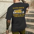 Camper Rv Divertente Campo La Tua Casa Rotola Campeggiatori T-shirt da uomo con stampa posteriore Regalos para él
