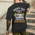 Camping Camperista In Pensione Fun Divertente Regalo Camper T-shirt da uomo con stampa posteriore Regalos para él