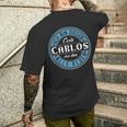 Carlos Ich Bin Dieser Cooler Carlos T-Shirt mit Rückendruck Geschenke für Ihn