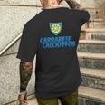 Carrarese Calcio 1908 Forza Carrara Maglietta Tifoso Stemma T-shirt da uomo con stampa posteriore Regalos para él