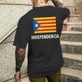 Catalonia Independencia T-Shirt mit Rückendruck Geschenke für Ihn