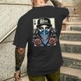 Chicano Arte Tatuaggio Payasa Chicana West Coast Lowrider T-shirt da uomo con stampa posteriore Regalos para él