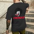 Circo Loco Dc-10 Discoteca Ibiziana Memoribillia T-shirt da uomo con stampa posteriore Regalos para él