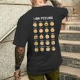 Colección De Muchos Emoticonos Divertidos Lindos Y Divertidos Camiseta Hombre Estampado Espalda Regalos para él