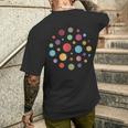 Colourful Dots For Frohnaten T-Shirt mit Rückendruck Geschenke für Ihn