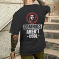 Commies Aren't Cool Anti-Communism S T-Shirt mit Rückendruck Geschenke für Ihn