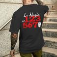 Conga Salsa Musica 123 567 T-shirt da uomo con stampa posteriore Regalos para él