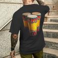 Congas Instrument De Musique Motif Illustration Congas T-shirt imprimé au dos Cadeaux pour lui