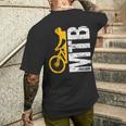 Cooles Mountainbike Retro Mtb Fans Geschenk Jungs Männer T-Shirt mit Rückendruck Geschenke für Ihn