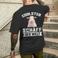 Coolster Schäff Der Welt Chef Sheep T-Shirt mit Rückendruck Geschenke für Ihn