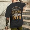 Cumpleaños Hombre Regalos Las Leyendas Agosto 1979 Camiseta Hombre Estampado Espalda Regalos para él