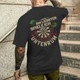 Dart Player Am Liebsten Spiele Ich Untertenrum T-Shirt mit Rückendruck Geschenke für Ihn