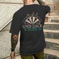 Dart And Zack Wieder 26 Darts T-Shirt mit Rückendruck Geschenke für Ihn