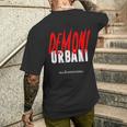 Demoni Urbani T-shirt da uomo con stampa posteriore Regalos para él