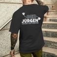 Der Jürgen Macht Das Schon T-Shirt mit Rückendruck Geschenke für Ihn