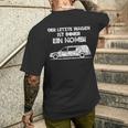 'Der Letzte Wagen Ist Immer Ein Kombi Bestatter T-Shirt mit Rückendruck Geschenke für Ihn