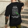 Diakon T-Shirt mit Rückendruck Geschenke für Ihn