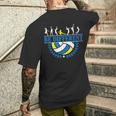 Be Different Pallavolo Giocatore Di Pallavolo Libero T-shirt da uomo con stampa posteriore Regalos para él