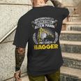 Digger Driver Digger Saying Digger Driver T-Shirt mit Rückendruck Geschenke für Ihn