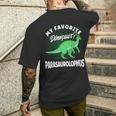 Dinosaur My Favourite Dinosaur Parasaurolophus T-Shirt mit Rückendruck Geschenke für Ihn