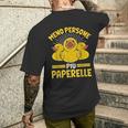 Divertente Paperella Di Gomma Meno Persone Più Paperelle T-shirt da uomo con stampa posteriore Regalos para él