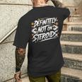 Divertente Sicuramente Non Su Steroidi Bodybuilding Palestra T-shirt da uomo con stampa posteriore Regalos para él