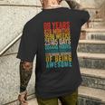 Divertida Camisa De Cumpleaños 69 Old Meter 69 Year Old Camiseta Hombre Estampado Espalda Regalos para él