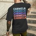 Divertido Regalo Nombre Carmela Personalizado Primer Nombre Camiseta Hombre Estampado Espalda Regalos para él